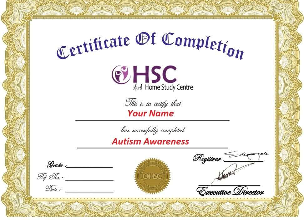 autism certification